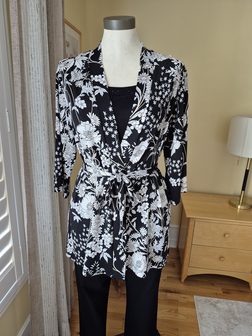 Kim & Co. Tie-Waist Kimono